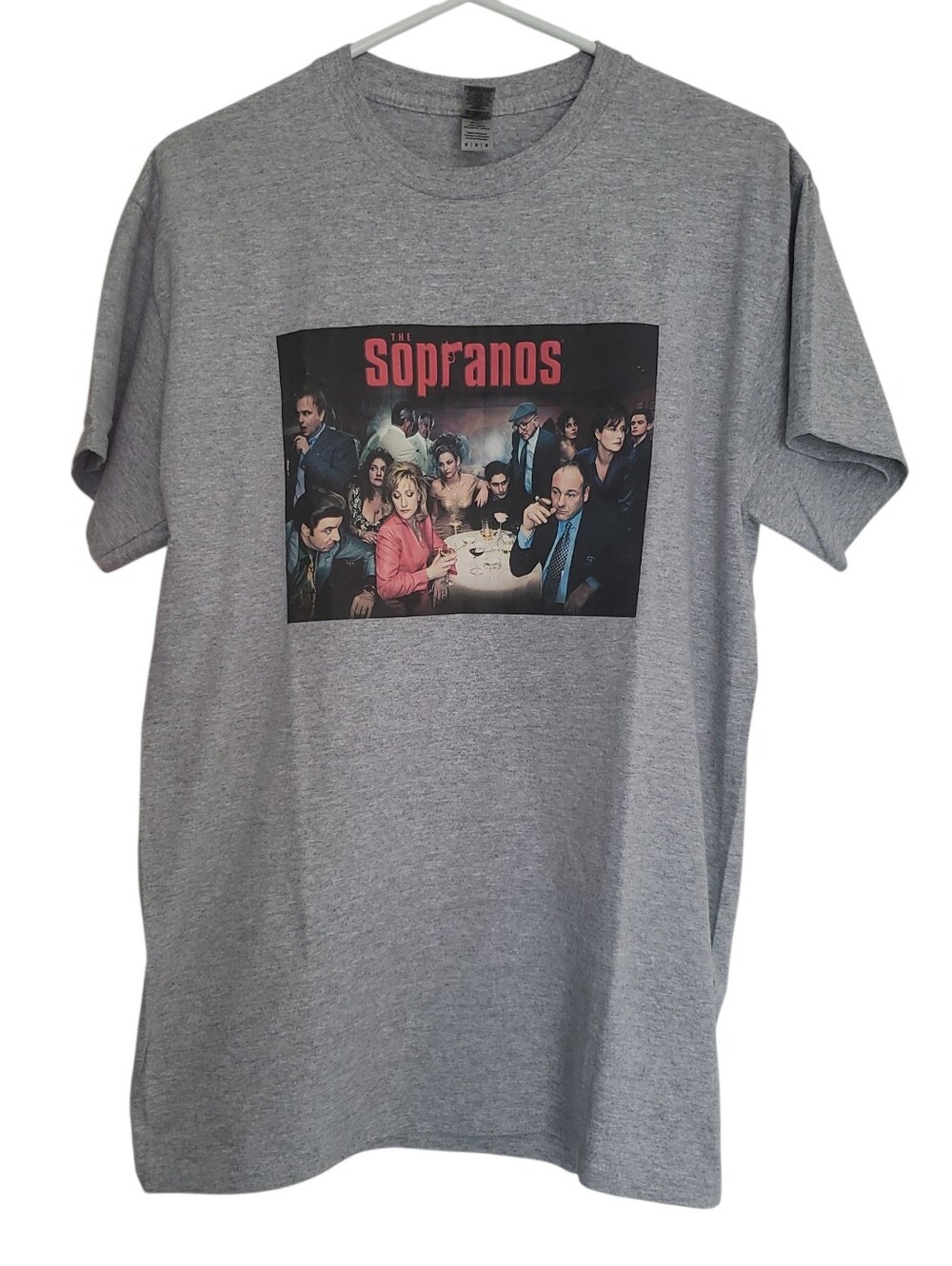 The Sopranos T-Shirt Y2K Season 4 TV Cast Tony Carmella Mob Graphic Tee Size M